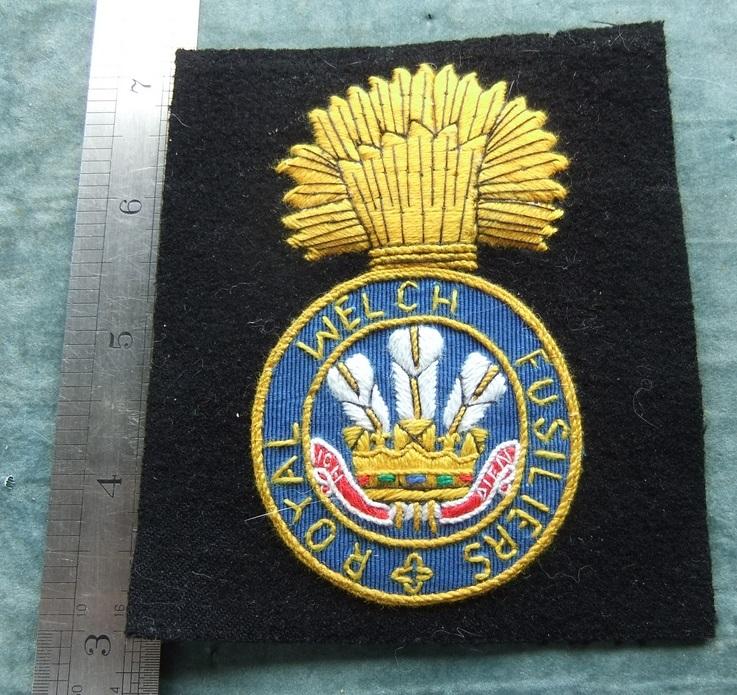 Royal Welch Fusiliers Welsh Regiment Blazer Badge