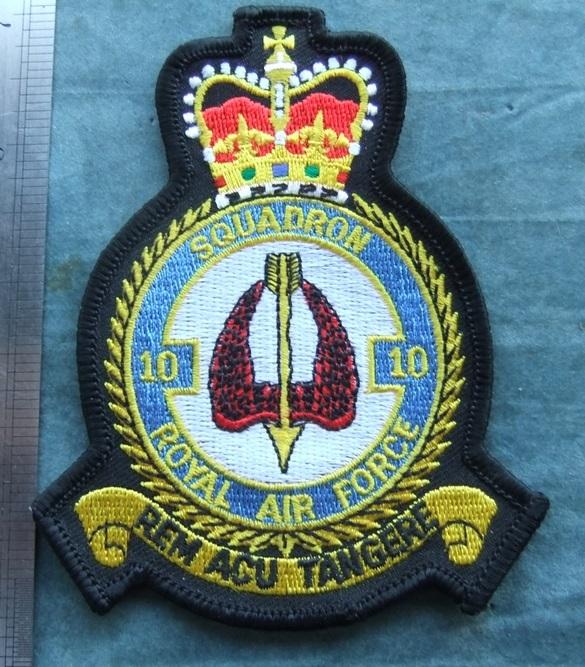 RAF Royal Air Force 10 Squadron Patch Badge