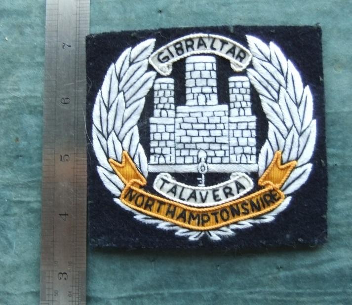 Northamptonshire Regiment Blazer Badge