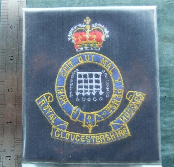 Royal Gloucestershire Hussars Blazer Badge
