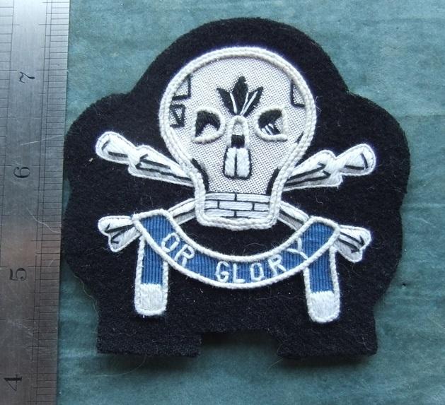 17th 21st Lancers Or Glory Blazer Badge