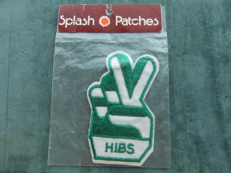Hibs Hibernian FC Football Club Patch Badge 1970s