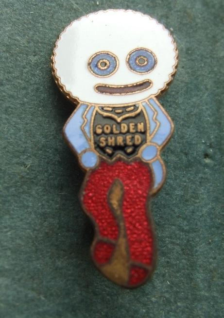 Non Robertsons Golly Badge White Faced