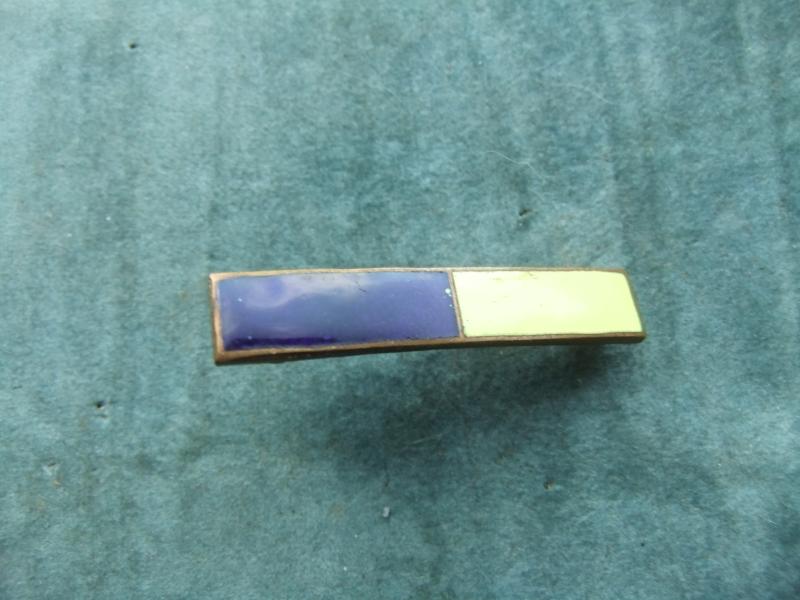 Military Badge Blue Yellow logistics police bar badge