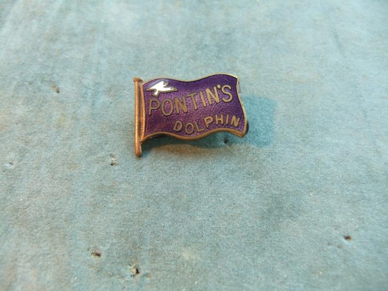Pontins Holiday Camp Badge Dolphin